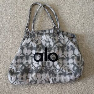 ALO Yoga Marble Pattern Tote Bag